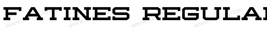 Fatines Regular字体转换 Fatines Regular字体转换